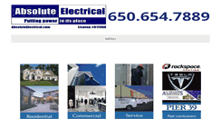 Desktop Screenshot of absoluteelectrical.com